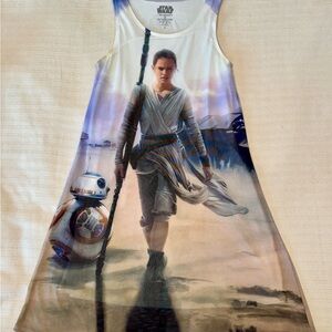 RARE! Star Wars Sleeveless Dress with Rey and BB-8 Disney, size XS